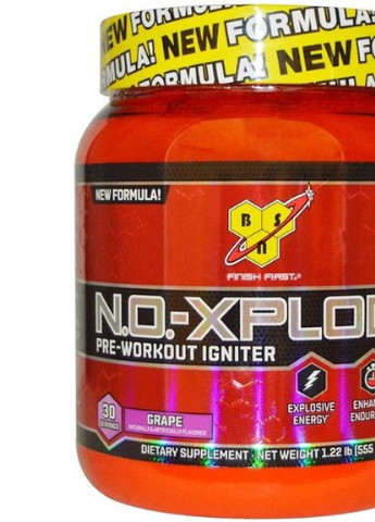 N.O.-Xplode Pre-Workout Igniter 555 g /30 servings/ Grape BSN (256725019)