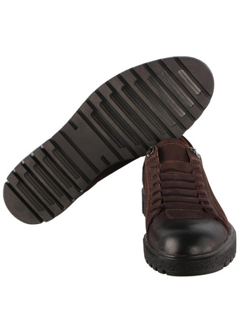 Коричневые демисезонные мужские кроссовки 131712 Lido Marinozzi