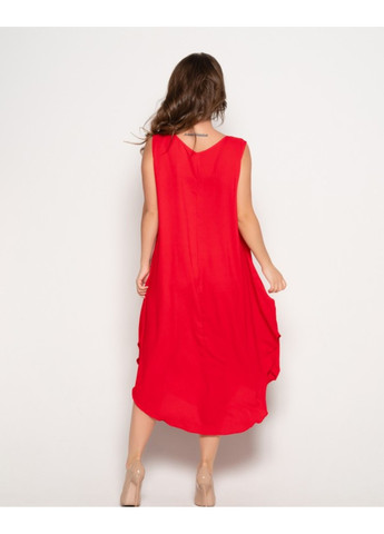Красное повседневный платья 10800 красный ISSA PLUS