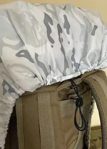 Маскирующий чехол, кавер на рюкзак зимний белый камуфляж No Brand multicam alpine (267896378)