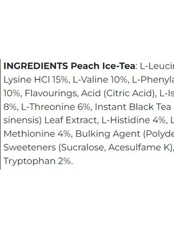 EAA Xpress 400 g /40 servings/ Peach Tea Scitec Nutrition (257252759)