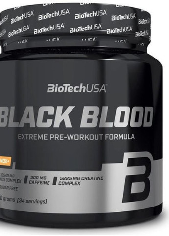 Black Blood NOX+ 330 g /17 servings/ Red berry Biotechusa (256722948)
