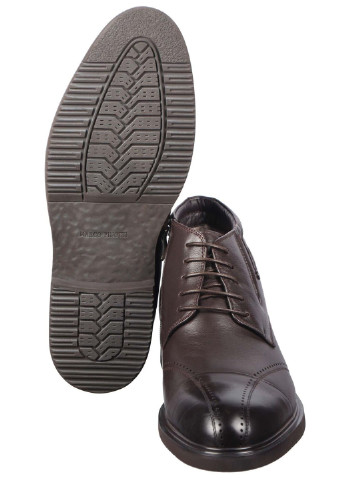Коричневые зимние мужские зимние ботинки классические 195421 Marco Pinotti