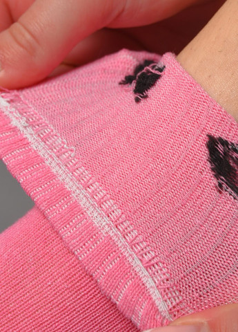 Шкарпетки жіночі демісезонні рожевого кольору розмір 36-40 Let's Shop (277983292)