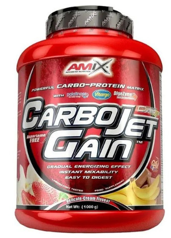 CarboJet Gain 1000 g /20 servings/ Strawberry Amix Nutrition (256777531)