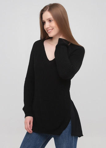Чорний пуловер Bebe Plus