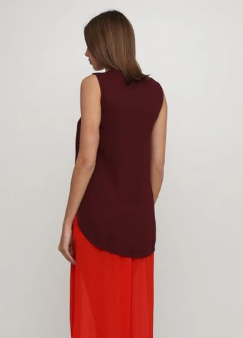 Бордова блуза літо,бордовий, H&M