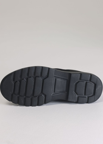 Черные осенние ботинки осенние черные нубук Pandew
