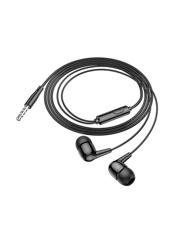 Навушники дротові вакуумні M97 з мікрофоном колір чорний ЦБ-00208020 Hoco (262290063)