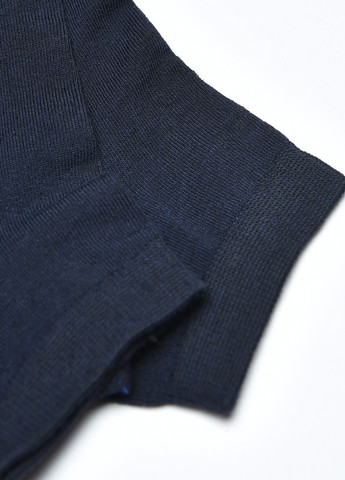 Носки мужские короткие темно-синего цвета размер 41-47 Let's Shop (259638526)