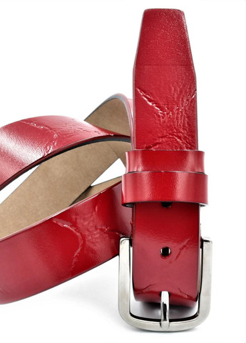 Женский кожаный ремень красный SKL85-295786 New Trend (259142017)