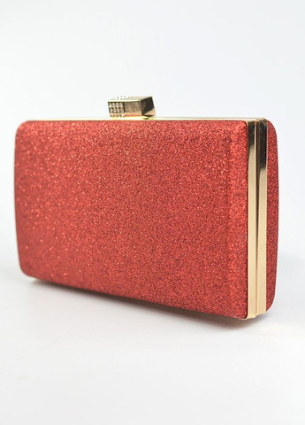 Червоний вечірній клатч бокс з блискітками, парадна випускна міні сумочка на ланцюжку No Brand (266701135)