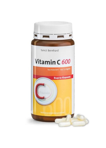 Vitamin C 600 Supra 180 Caps Sanct Bernhard (276078836)