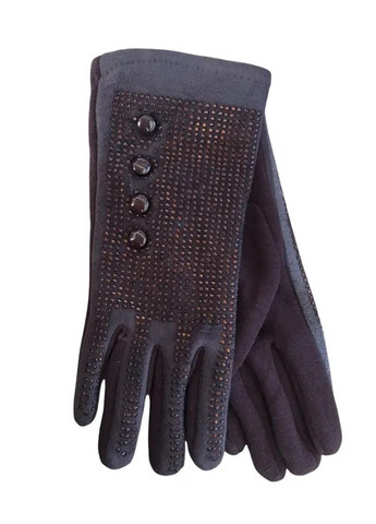 Жіночі розтяжні рукавички Чорні 187S2 м BR-S (261771627)