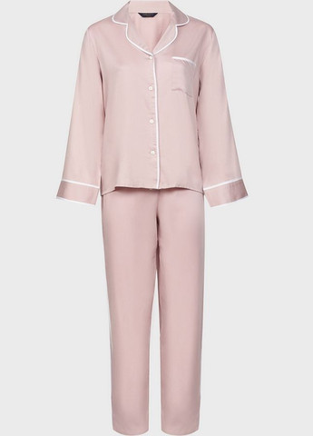 Світло-рожева всесезон піжамний комплект fable&eve 1396 рубашка + брюки Fable & Eve Knightsbridge