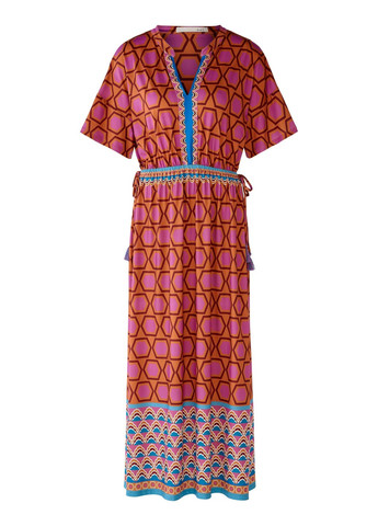 Комбинированное кэжуал женское платье разные цвета оверсайз Oui