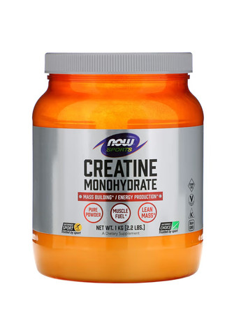 Креатин Моногидрат Creatine Powder Pure - 1000г Now Foods (269131844)