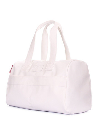 Біла повсякденна сумка зі шкірозамінника PoolParty (262976009)