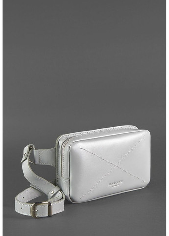 Женская кожаная поясная сумка Dropbag Mini серая - BN-BAG-6-SHADOW BlankNote (264478298)