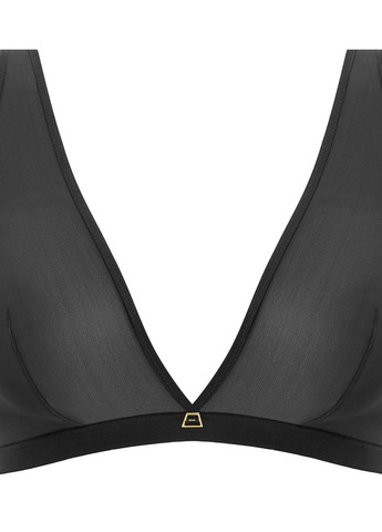 Чёрный топ бюстгальтер 400917 Freya без косточек полиамид, эластан