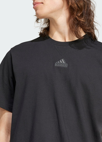 Черная футболка all szn graphic adidas