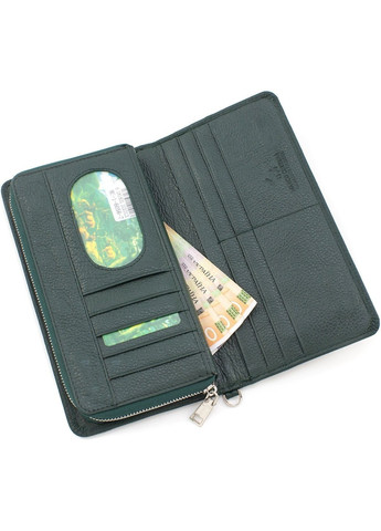 Кошелек - клатч для женщин из кожи MC-1-6056-7 (JZ6568) зелёный Marco Coverna (259752550)