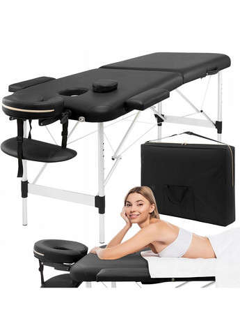Массажный стол складной Massage Table Alu W70 Black 4FIZJO (262081079)
