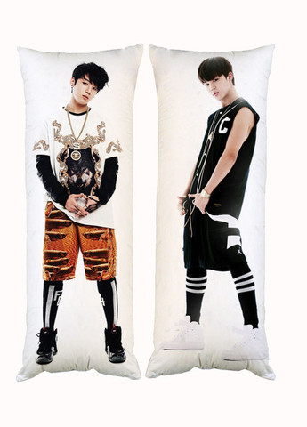 Подушка дакимакура K-pop Чонгук Чимин BTS декоративная ростовая подушка для обнимания двусторонняя 50*170 No Brand (258992520)