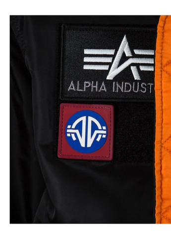 Черный демисезонный Бомбер Alpha Industries
