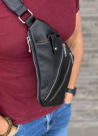 Чоловіча нагрудна сумка слінг кроссбоді бананка Cross body 2.0 -23*2*31 - nv34 No Brand (260026924)