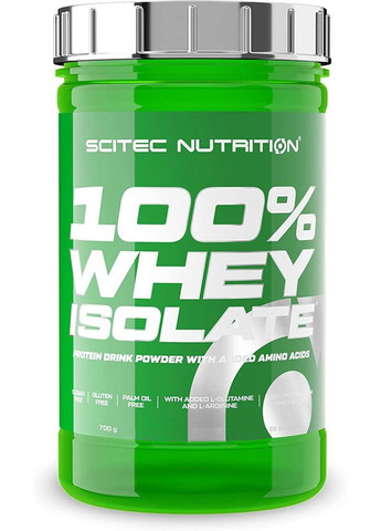 Протеїн 100% Whey Isolate 700 g (Chocolate) Scitec Nutrition (260596979)