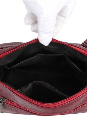 Вместительная сумка из искусственной кожи с большим количеством отделений коричневая Valiria Fashion (276254574)
