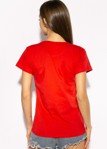 Червона літня футболка жіноча з круглим вирізом (червоний) Time of Style