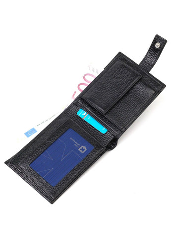 Мужской горизонтальный кошелек из натуральной кожи Tony Bellucci 22042 Черный Bond (262158750)