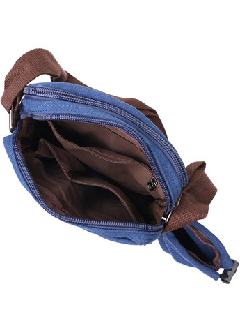 Мужская текстильная сумка с чехлом для воды 22211 Синий Vintage (267925347)