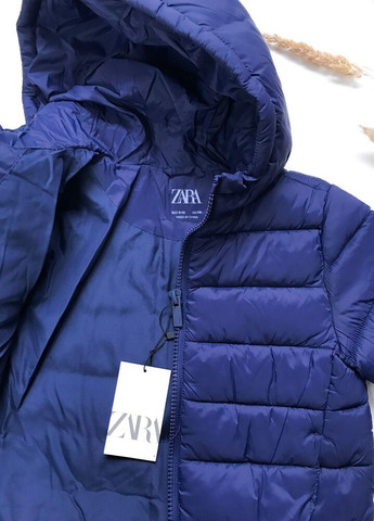 Синяя демисезонная куртка 122 см синий артикул л138 Zara