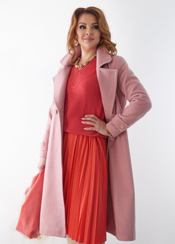 Бежевое Жіночий верхній одяг Модне лаконічне пальто (55761)110494-532 Lemanta