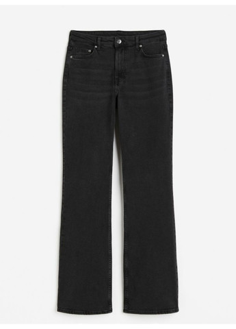 Женские джинсы с пышной посадкой Bootcut nigh (56293) W36 Черные H&M - (267223087)