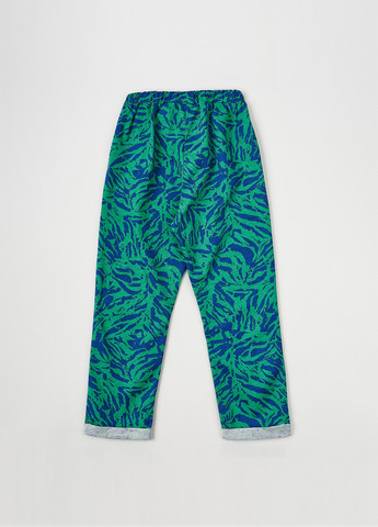 Зеленые повседневный летние прямые брюки KRAKO