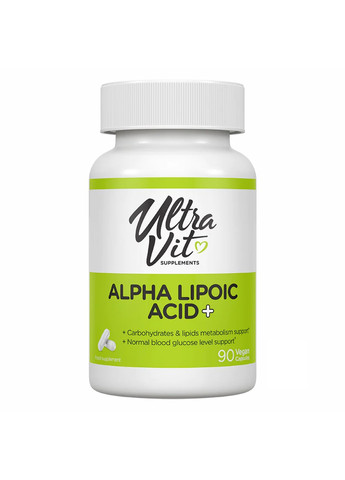 Альфа Ліпоєва Кислота з Хромом Alpha Lipoic Acid - 90 капсул VPLab Nutrition (273436176)