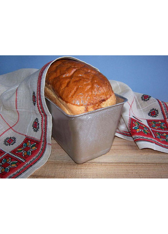 Форма потрійна хлібна для випікання стандартного "соціального" хліба цеглинки Л7 алюміній (22*11*11.5 см) Хлібпром (260647514)
