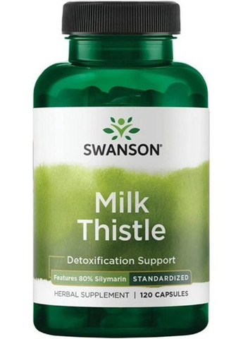 Milk Thistle Features 80% Silymarin 120 Caps Swanson (264295777)