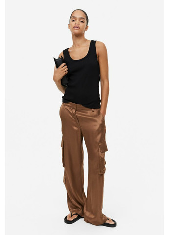 Жіночі штани карго (55968) XS Коричневі H&M (259637703)