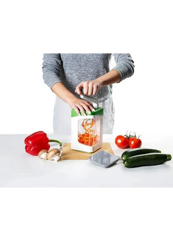 Подрібнювач ручний 7в1 овочерізка для нарізки овочів та фруктів з насадками та контейнером Nicer Dicer (263931709)