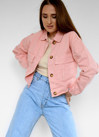 Розовая демисезонная куртка Carica