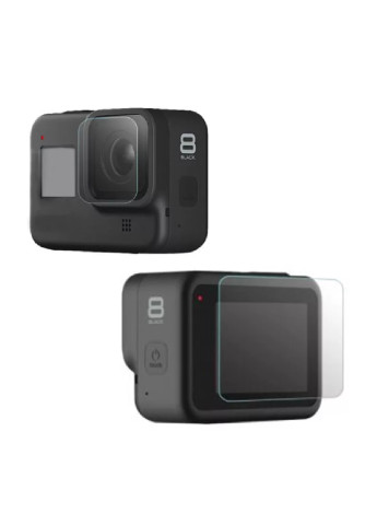 Стекло защитное на экран и объектив GoPro Hero 8 Black (473949-Prob) Unbranded (256930397)