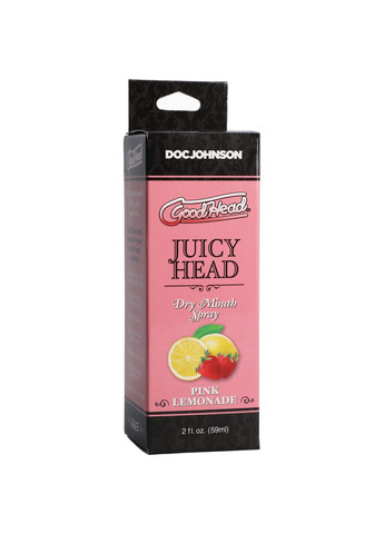 Увлажняющий оральный спрей GoodHead – Juicy Head Dry Mouth Spray – Pink Lemonade 59мл Doc Johnson (277235826)