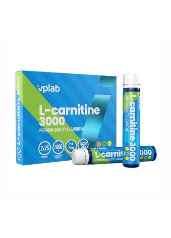 Л-Карнитин L-Carnitine 3000 - 7x25 мл Цитрус VPLab Nutrition (269461919)