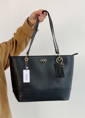 Женская сумка шопер черная Guess (277151203)