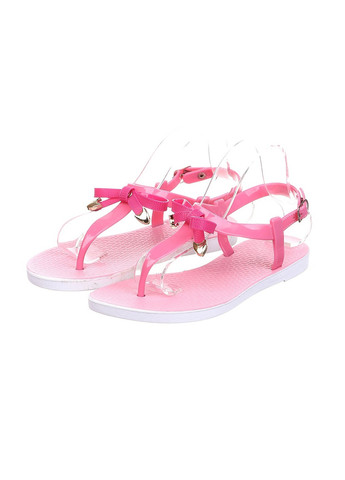 Женские сандалии J.B.P Shoes розового цвета на ремешке с бантом